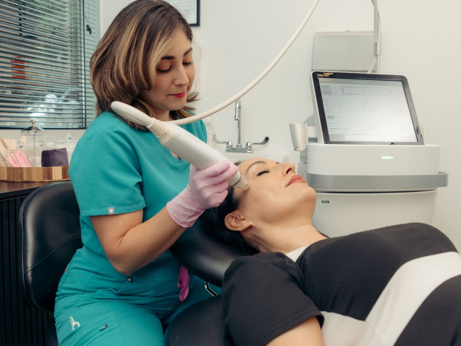 Potenza RF Microneedling treatment at Helio Health and Wellness